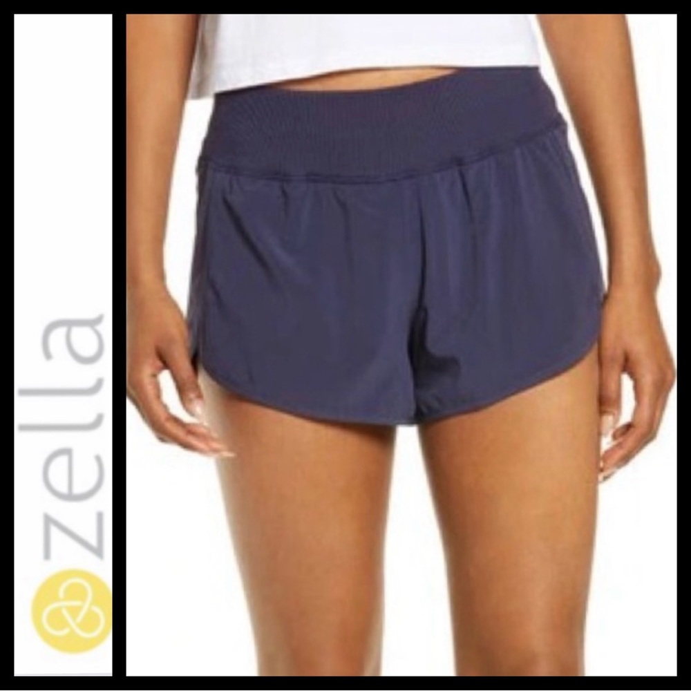 Zella Navy Athletic Shorts - Picture 3 of 7